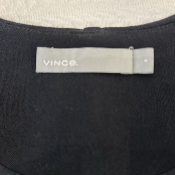 Vince Black Asymmetrical Knit Moto jacket - Picture 3 of 5